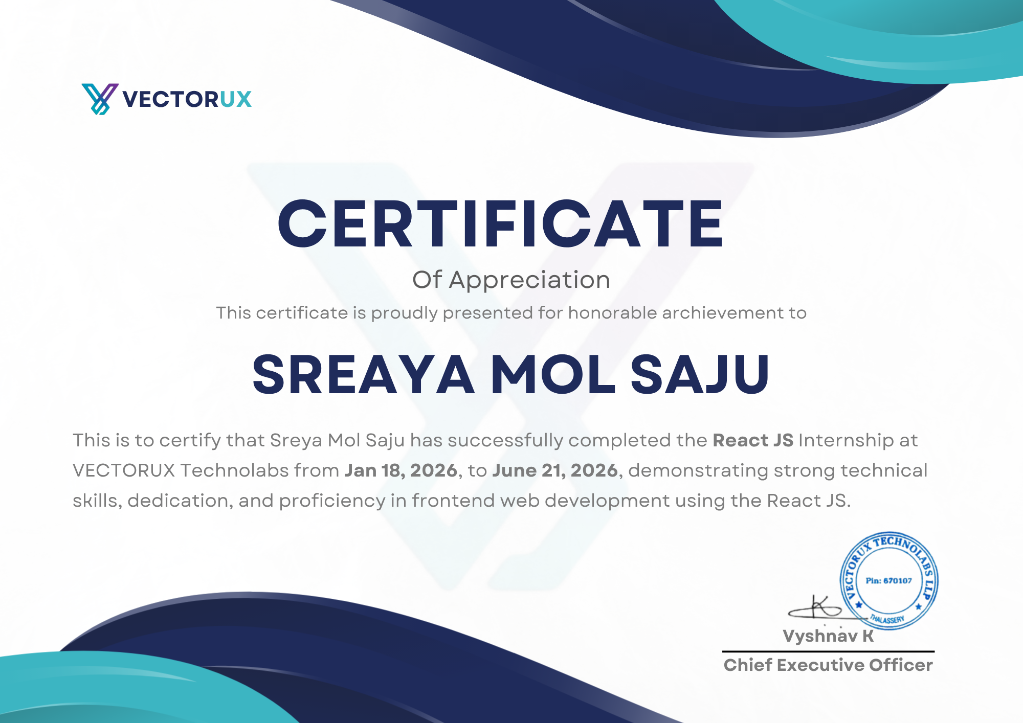 Course Completion